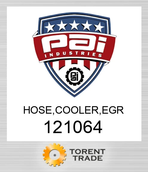 121064 Hose, cooler, egr PAI INDUSTRIES