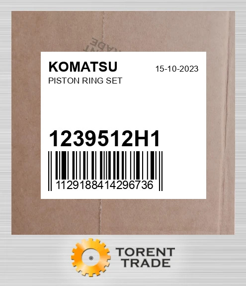 1239512H1 Поршень Комплект кілець KOMATSU NEW AFTERMARKET