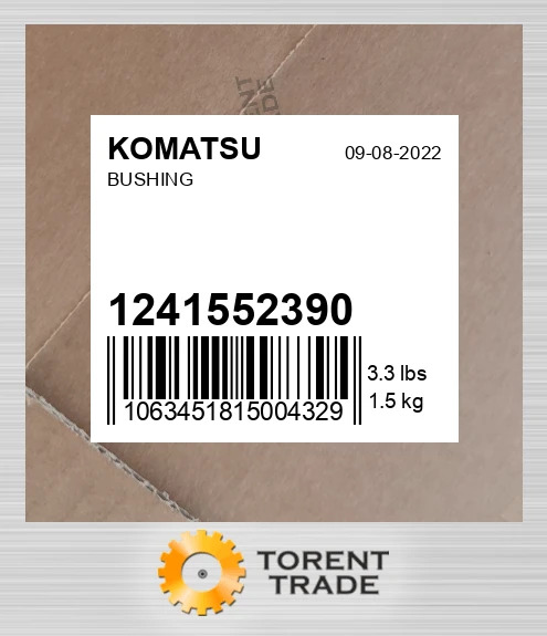 1241552390 Втулка KOMATSU