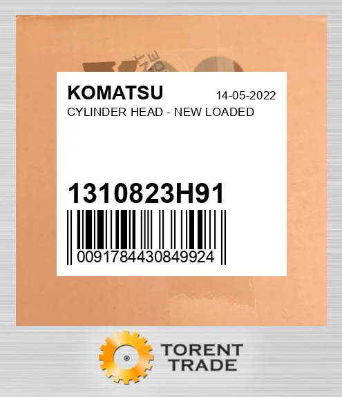 1310823H91 Головка блока циліндрів - NEW LOADED KOMATSU NEW AFTERMARKET
