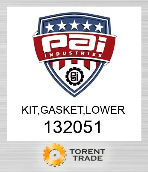 132051 Комплект, прокладка, lower PAI INDUSTRIES