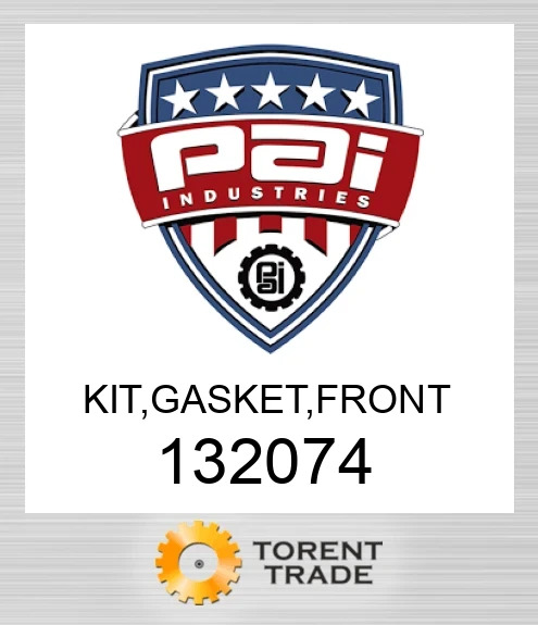 132074 Комплект, прокладка, front PAI INDUSTRIES