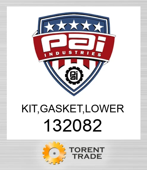 132082 Комплект, прокладка, lower PAI INDUSTRIES