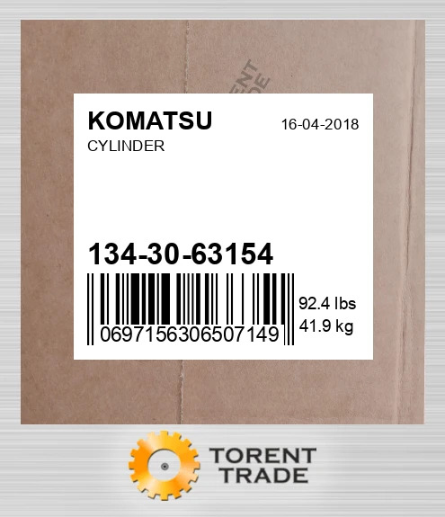 134-30-63154 ЦИЛІНДР KOMATSU