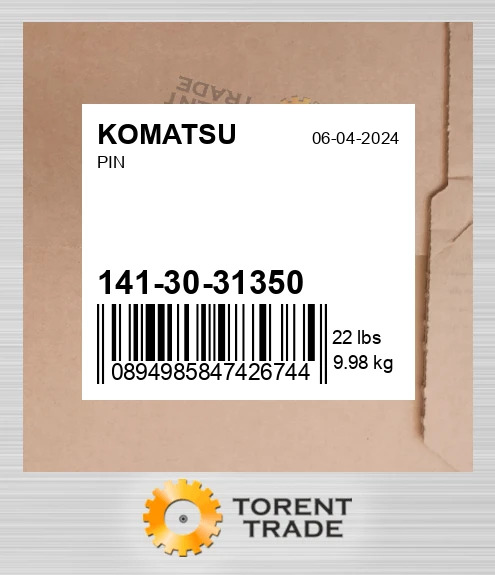 141-30-31350 Штифт KOMATSU