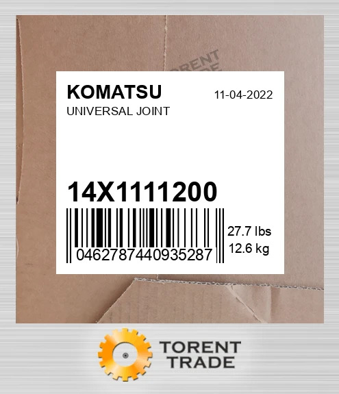 14x1111200 Універсальний шарнір KOMATSU