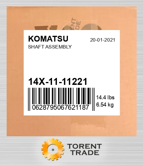 14X-11-11221 ВАЛ У ЗБОРІ KOMATSU