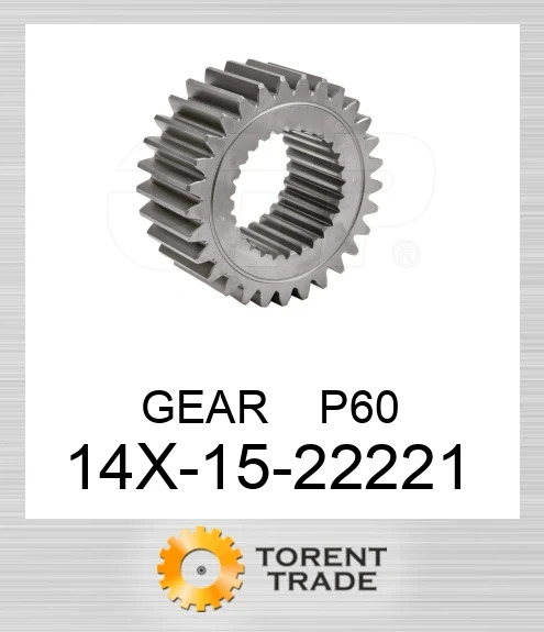 14X-15-22221 ШЕСТЕРНЯ P60 KOMATSU