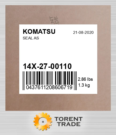 14X-27-00110 Збірка ущільнення KOMATSU
