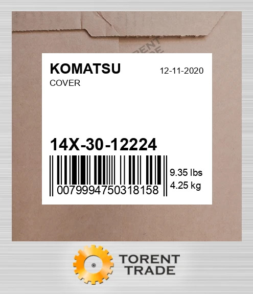 14X-30-12224 Кришка KOMATSU