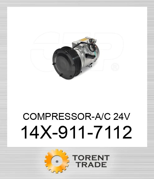 14X-911-7112 КОМПРЕСОР-КОНДИЦІОНЕР 24В KOMATSU