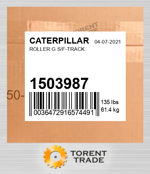 1503987  Група ролика S/F гусениці  CATERPILLAR