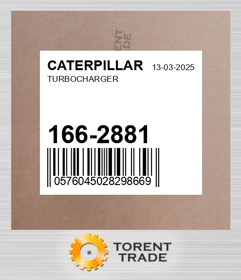 1662881 Турбонагнітач CATERPILLAR NEW AFTERMARKET