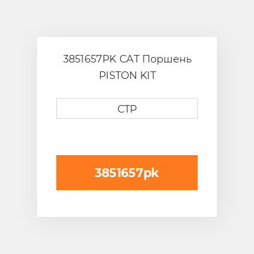 3851657PK CAT Поршень PISTON KIT