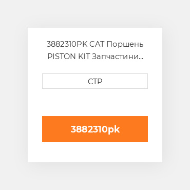 3882310PK CAT Поршень PISTON KIT