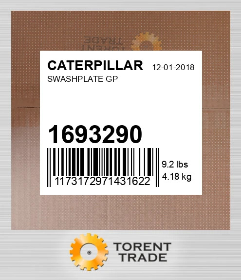 1693290 ПОХИЛА ПЛАСТИНА GP CATERPILLAR