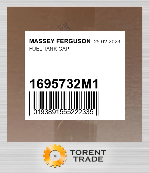 1695732M1 Паливний бак CAP MASSEY FERGUSON NEW AFTERMARKET