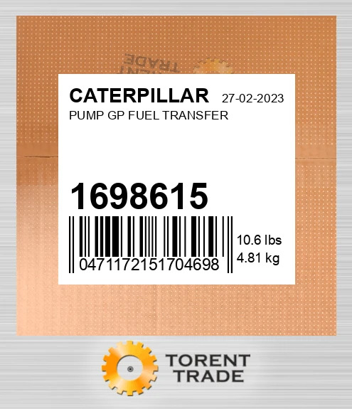 1698615 Група насоса перекачування палива CATERPILLAR