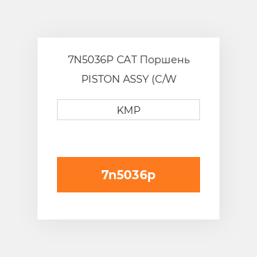 7N5036P CAT Поршень PISTON ASSY (C/W PIN+CLIPS)