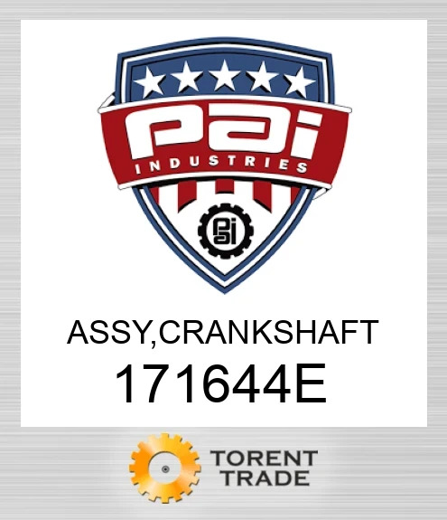 171644E Вузол, Колінчастий вал PAI INDUSTRIES
