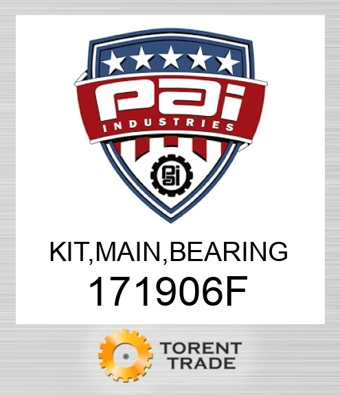 171906F Комплект, основний, підшипник PAI INDUSTRIES
