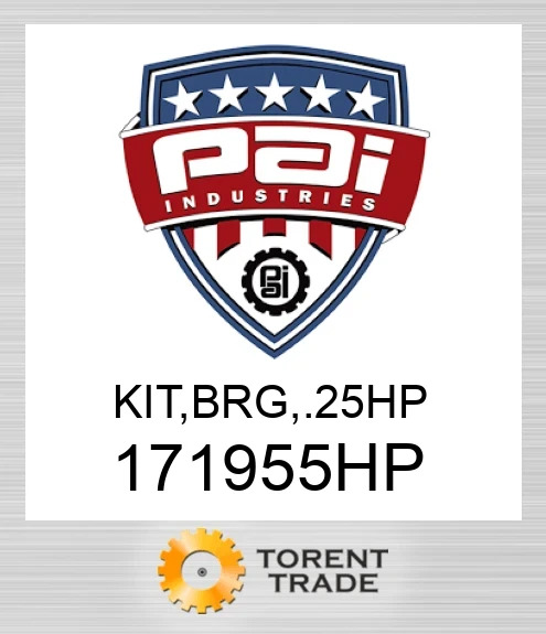 171955HP Комплект, підшипник, . 25. Високий тиск PAI INDUSTRIES