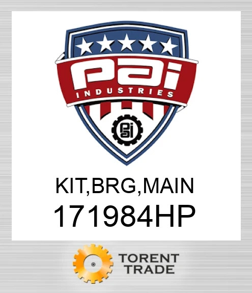 171984HP Комплект, підшипник, основний PAI INDUSTRIES