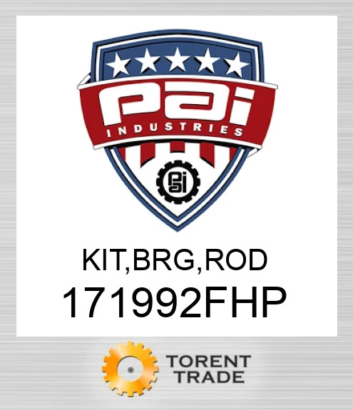 171992FHP Комплект, підшипник, шатун PAI INDUSTRIES