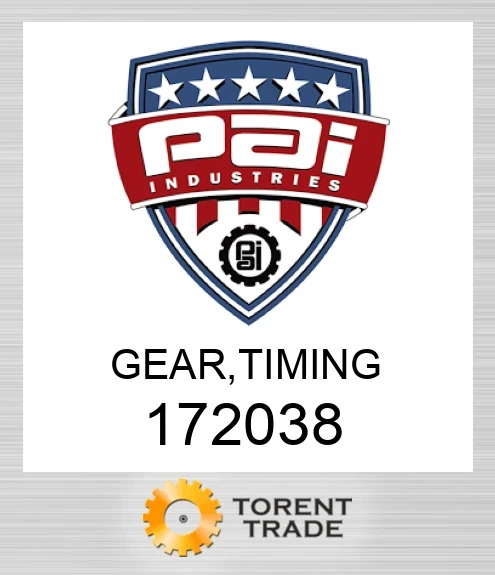 172038 Шестерня, timing PAI INDUSTRIES