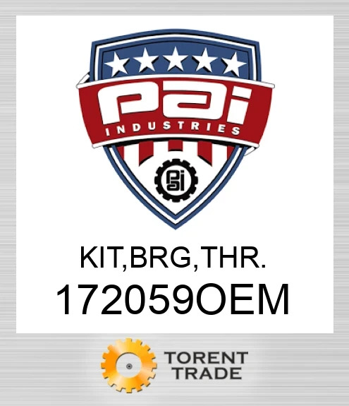 172059OEM Комплект, підшипник, упорний. PAI INDUSTRIES