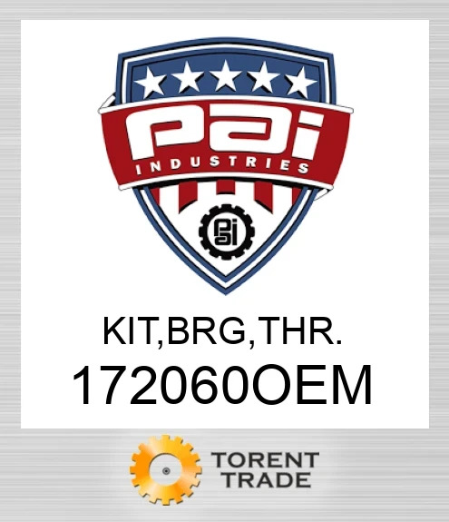 172060OEM Комплект, підшипник, упорний. PAI INDUSTRIES