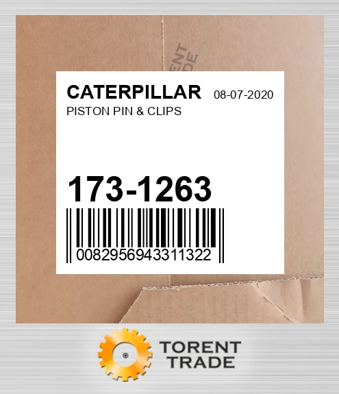 1731263 Поршень, палець і кліпси CATERPILLAR NEW AFTERMARKET