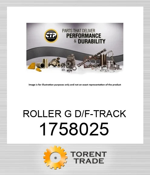 1758025 Група ролика D/F гусениці CATERPILLAR