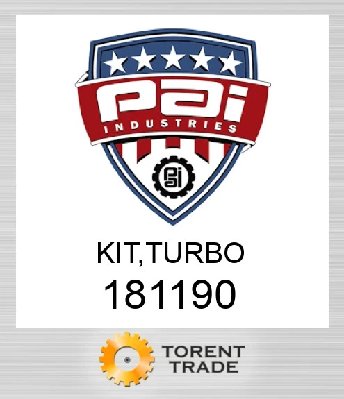 181190 Комплект, турбонагнітач PAI INDUSTRIES