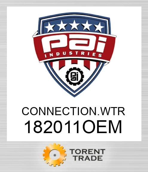 182011OEM Connectionwtr PAI INDUSTRIES