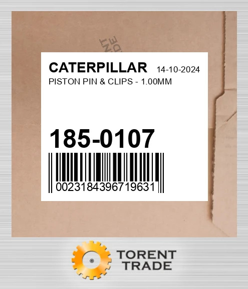 1850107 Поршень, палець і кліпси - 1.00MM CATERPILLAR NEW AFTERMARKET