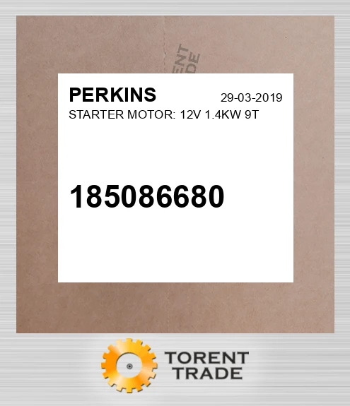 185086680 стартер двигун PERKINS NEW AFTERMARKET