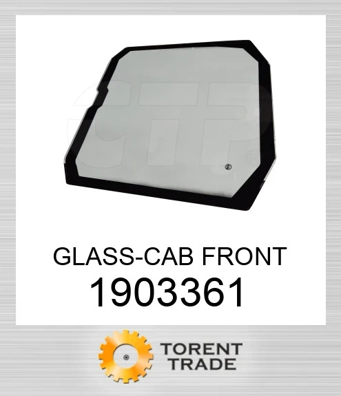 1903361 Скло кабіни переднє CATERPILLAR