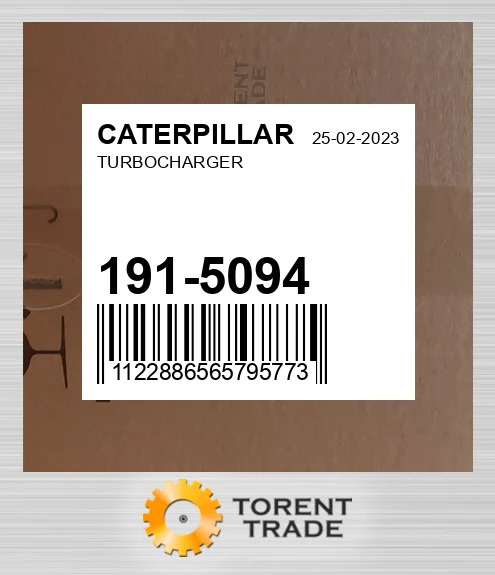 1915094 Турбонагнітач CATERPILLAR NEW AFTERMARKET