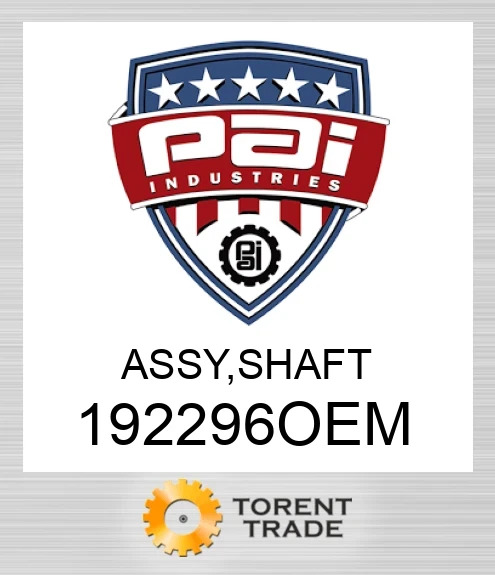 192296OEM Вузол, вал PAI INDUSTRIES