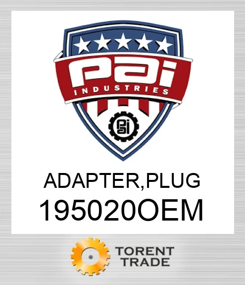 195020OEM Adapter, plug PAI INDUSTRIES