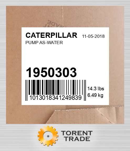 1950303 Збірка водяного насоса CATERPILLAR