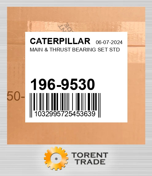 1969530 Комплект корінних і упорних підшипників, стандарт CATERPILLAR NEW AFTERMARKET