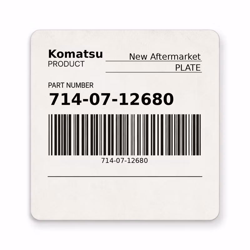 714-07-12680 PLATE fits Komatsu (New Aftermarket)