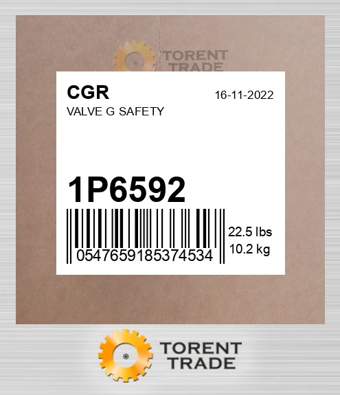 1P6592 Клапан G безпеки CGR