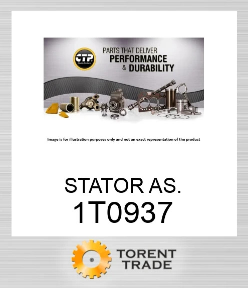 1T0937 СТАТОР У ЗБОРІ. CATERPILLAR