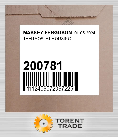 200781 Термостат корпус MASSEY FERGUSON NEW AFTERMARKET