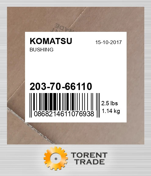 203-70-66110 Втулка KOMATSU