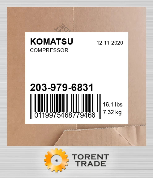 2039796831 Компресор CATERPILLAR NEW AFTERMARKET