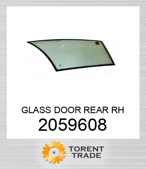 2059608 Скло задніх дверей праве CATERPILLAR